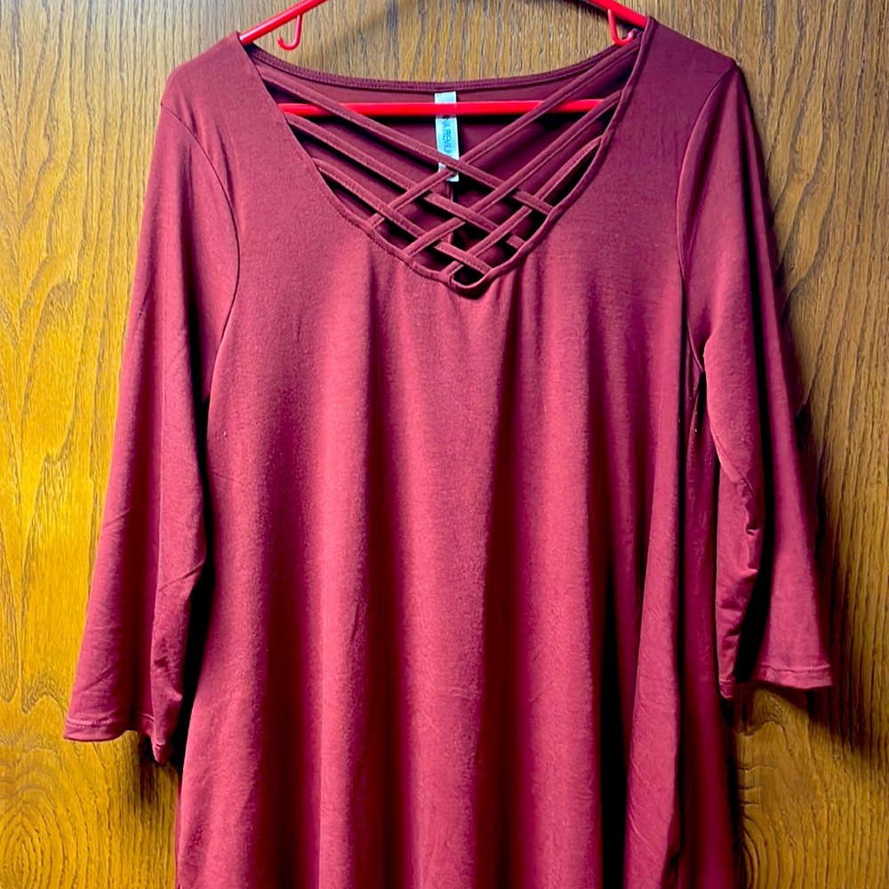 Maroon Dress